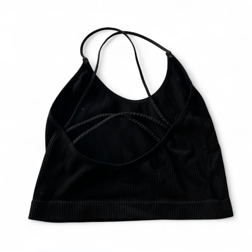 Black Ribbed Tank - Picture 2 of 3